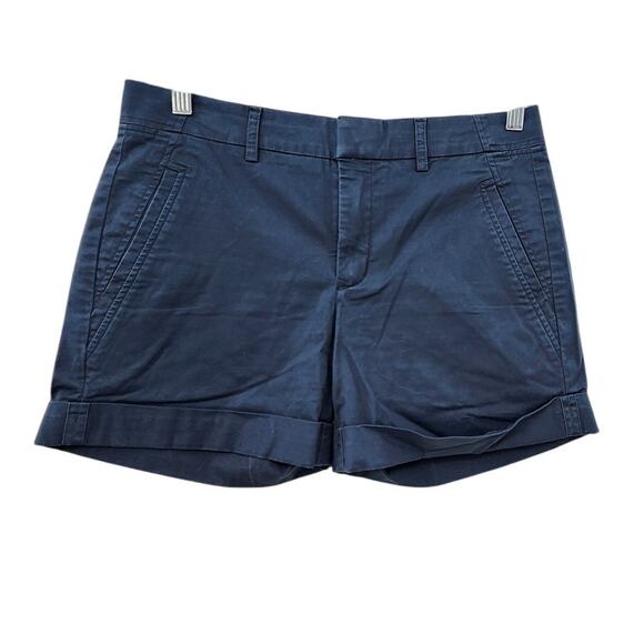 Vince Women's Dark Blue Chino Shorts Size 4 - Picture 1 of 7